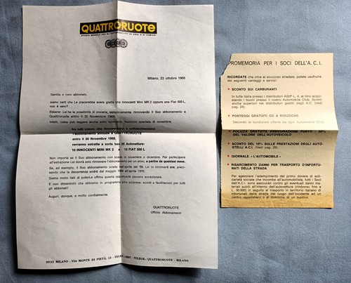 Quattroruote ufficio abbonati - ufficio,