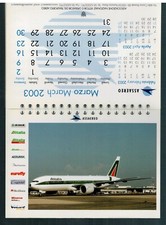 CALENDARIO DA TAVOLO ASSAEREO