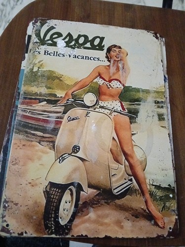 Insegna targa vespa piaggio - vespa,