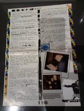 Autografo  Red Ronnie e Lorenzo Jovanotti su  inserto - 1991 circa 43x29