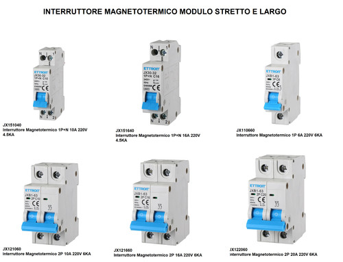 Interruttore magnetotermico - interruttore,