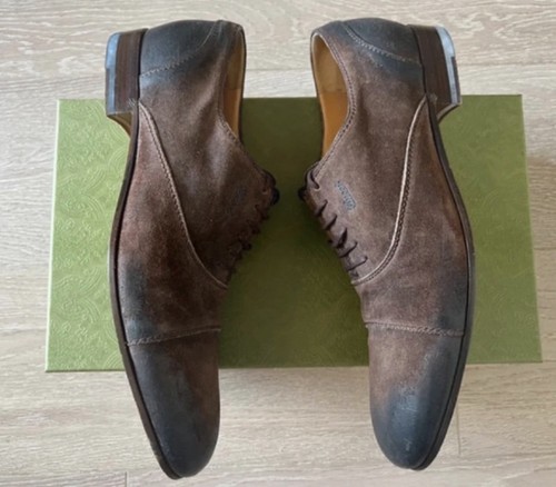Gucci suede oxford - suede, (43eu)