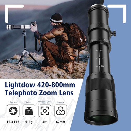 Teleobiettivo 420mm 800mm zoom - teleobiettivo, 420mm-800mm