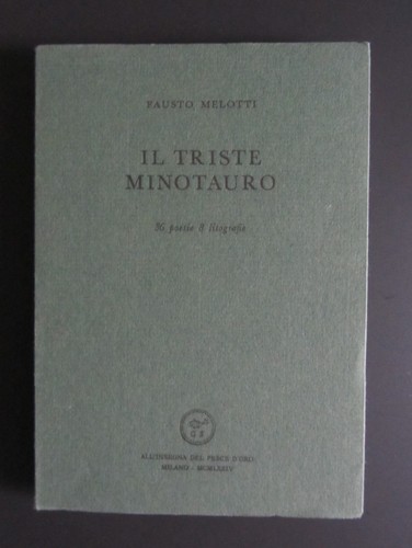 Fausto melotti triste - melotti, il