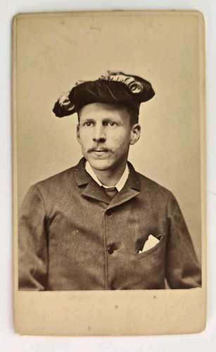 Antica foto cdv uomo - antica,