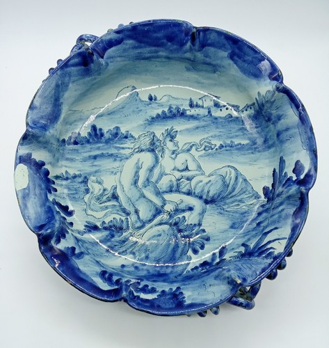 Plat coupe faience - /,