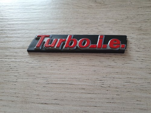 Fregio turbo scritta - turbo,