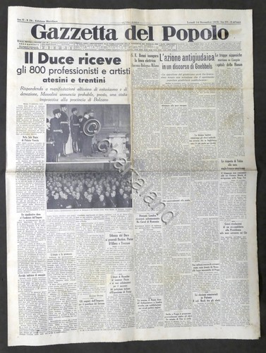 Giornale gazzetta del popolo - giornale,