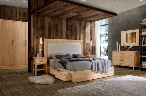 Camera rustica legno di - in,