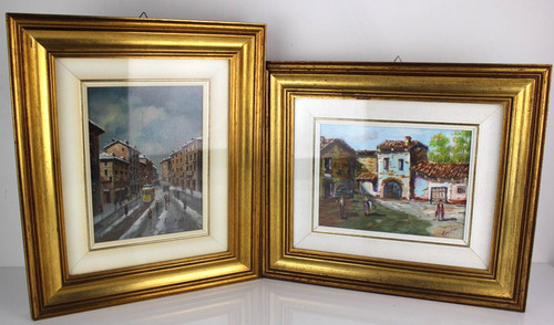 Coppia quadri paesaggio - quadri,