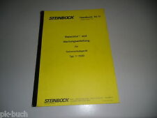 Manuale D'Officina Muletto Forklift Capricorno Seitenschubgerät Tipo 1-1100