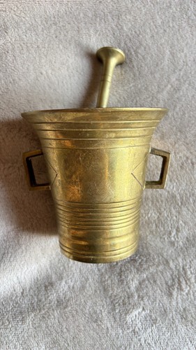 Mortaio vintage ottone - mortaio,