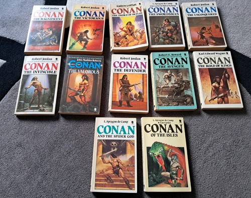 Conan paperback books 1st - paperback, books,