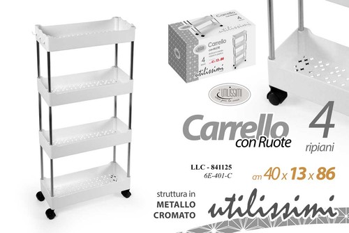 Carrello alto slim casa - carrello,