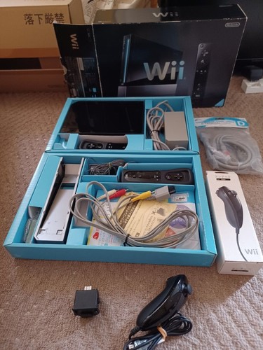 Console nintendo wii nera - console,