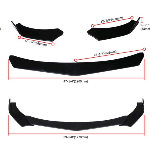 Spoiler anteriore abs labbro - abs,
