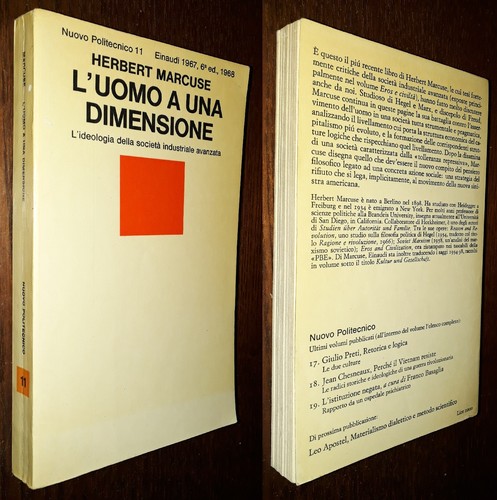 Uomo una dimensione - l'uomo, a