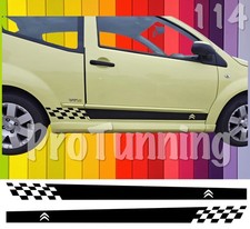 Citroen C1 C2 C3 C4 C5 Striscia Adesiva Fasce PVC Decal Fiancate Tuning Auto PRO