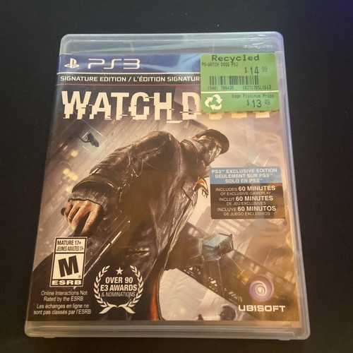 Watch dogs signature edition - dogs,