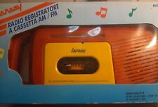 Vintage Radio Registratore a Cassette LANSAY mod. 8412 mai utilizzato.In Scatola