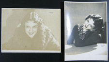 2 foto ritratti di SUZY VERNON attrice française anni '20 Studio Lipnitzki