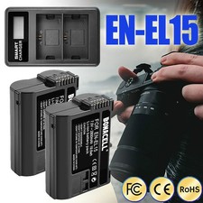 2 batterie 2800 mAh EN-EL15 e
