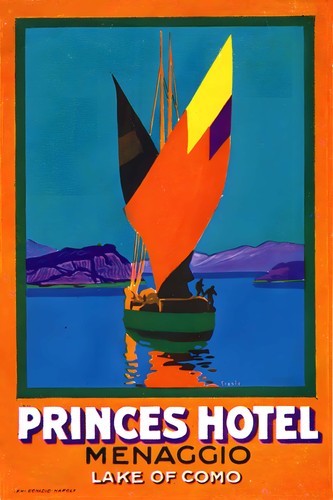 Poster principi hotel menaggio - poster,
