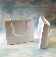 No. 25 Sacchetti Shopper Bianco carta  lucida L19 x P5 x A16 cm