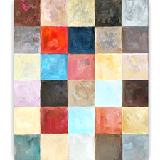 Dipinto olio astratto