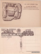 # BUSTO ARSIZIO: GIOVANNI MILANI - L'ARTE TESSILE - PROVA DI TESSUTO ...