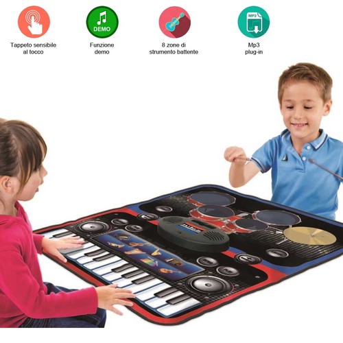 Tappeto musicale 2in1 batteria - tappeto,