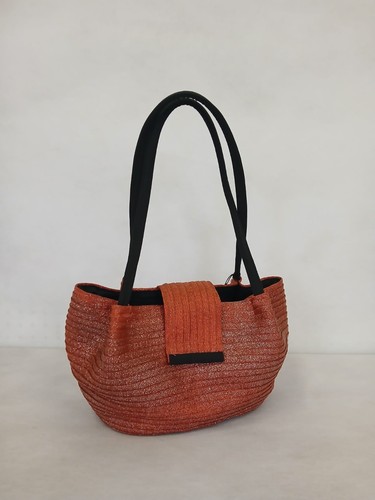Borsa donna paglia lurex