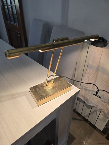 Lampada ministeriale dorata - lampada,