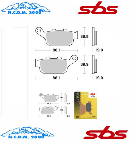 Pastiglie freno sbs sint - sbs,