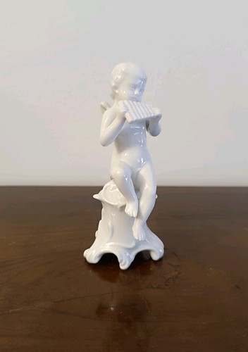Statuina puttino suonatore - statuina,