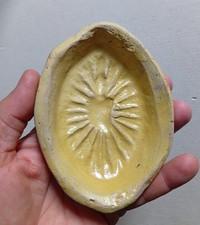 Sicily Caltagirone Formina Stampo in ceramica per mostarda '900 [Sacro Cuore]