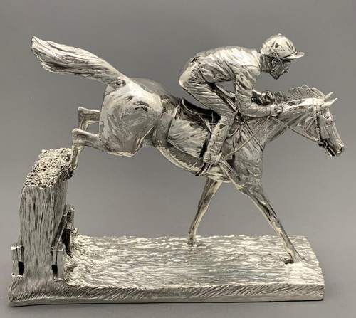 Silver horse over - silver,