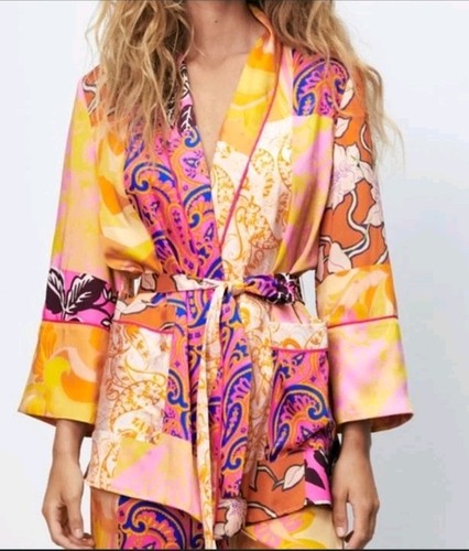 Zara set giacca shorts kimono - set,
