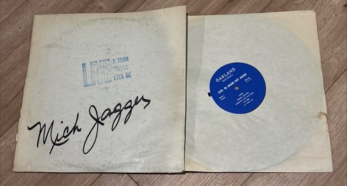 Mick jagger vinile autografato - mick,
