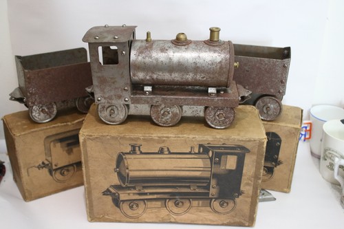 Antique train set boxed - antique,