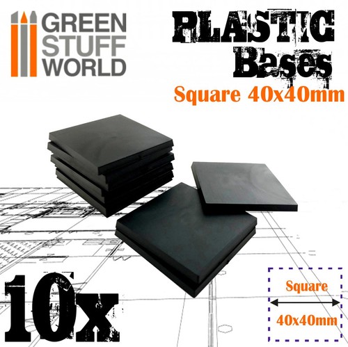 10x basette plastico quadrata - basette,