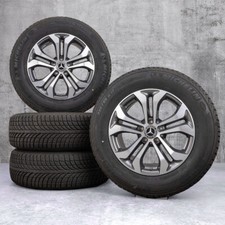 Ruote complete (5x) Mercedes GLC X253 17 pollici cerchi in lega originali 235/65R17 invernali