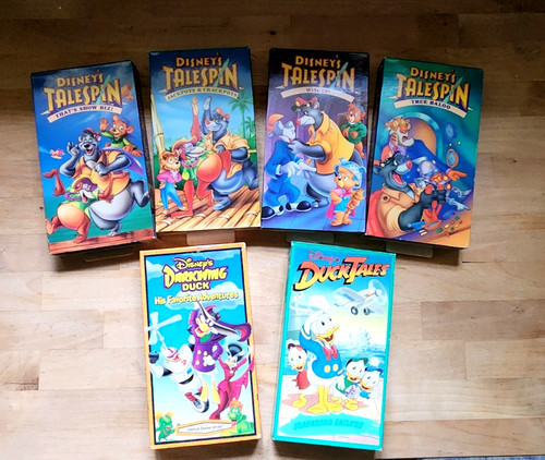 Disney afternoon vhs lot 6 - of,