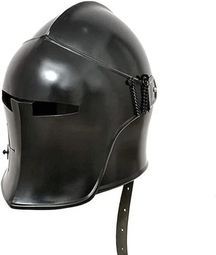 Elmetto medievale barbuta - elmetto,