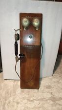 Telefono Antico in legno da parete