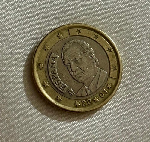 Moneta euro 2001 espana - euro,