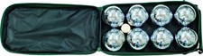 Set 8 palline/bocce 73 mm collezione giochi classici con custodia tela