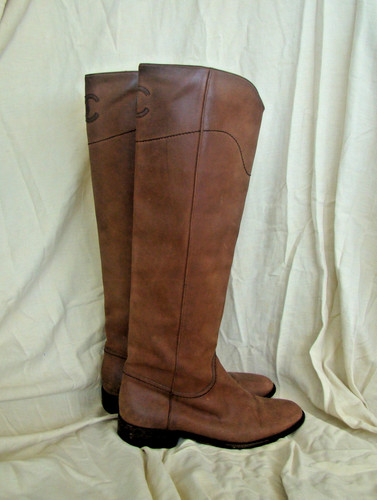 Stivali equitazione chanel - stivali,