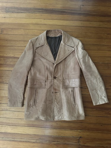 Giacca pelle uomo 100 - %, vintage