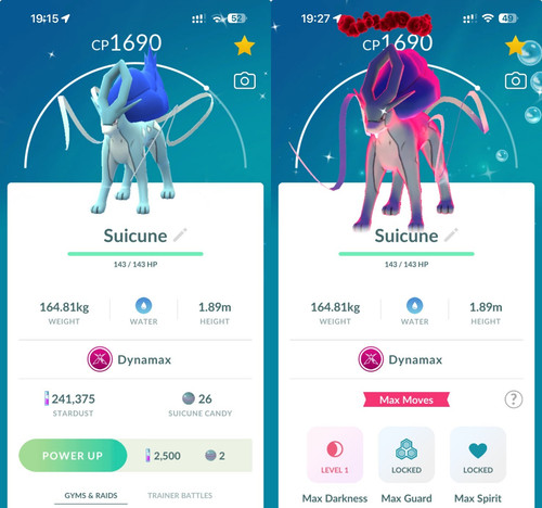 Shiny dynamax suicune - -,